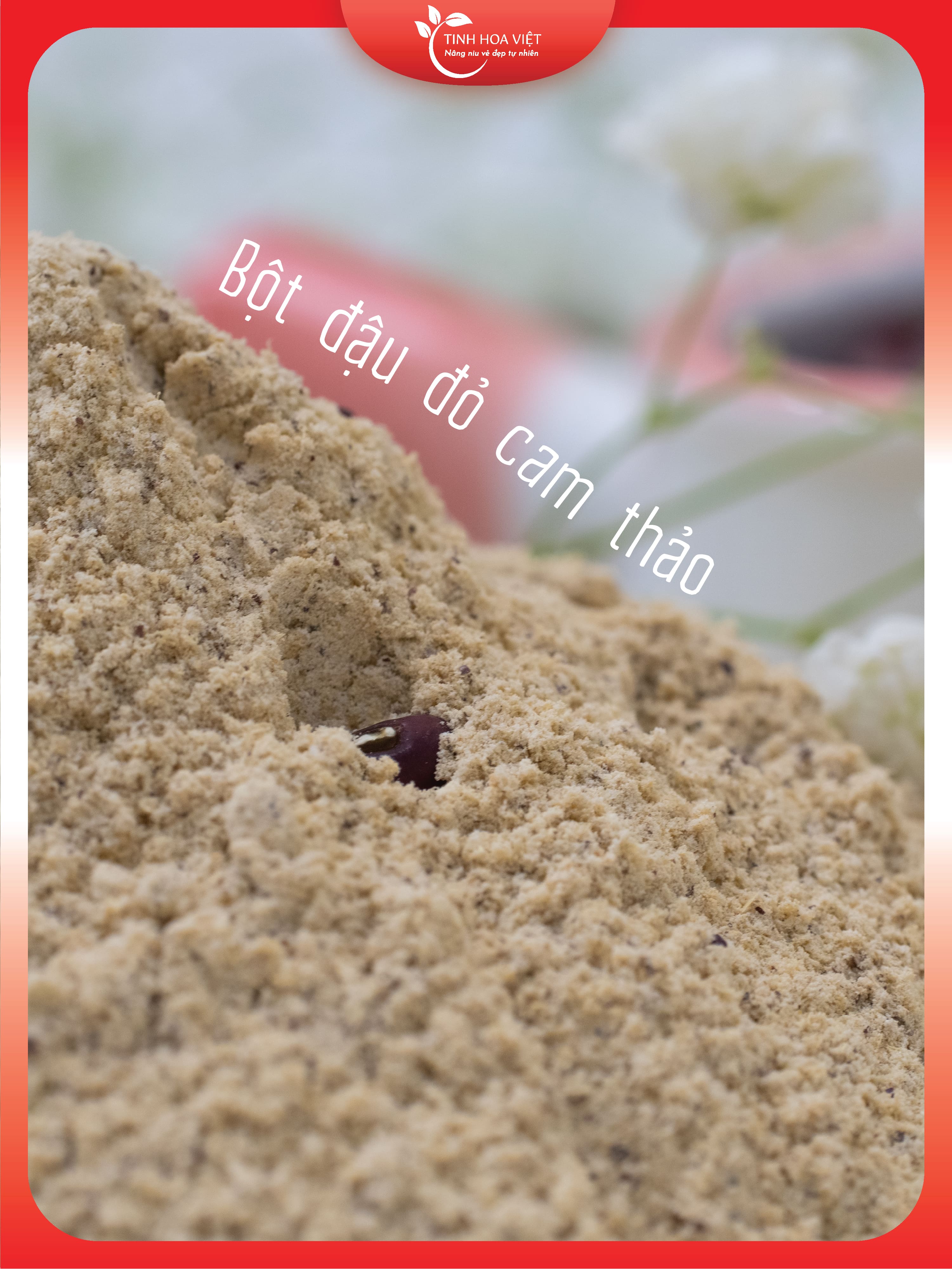 BỘT ĐẬU ĐỎ CAM THẢO - TẨY TBC, DƯỠNG SÁNG, MỜ THÂM view 2