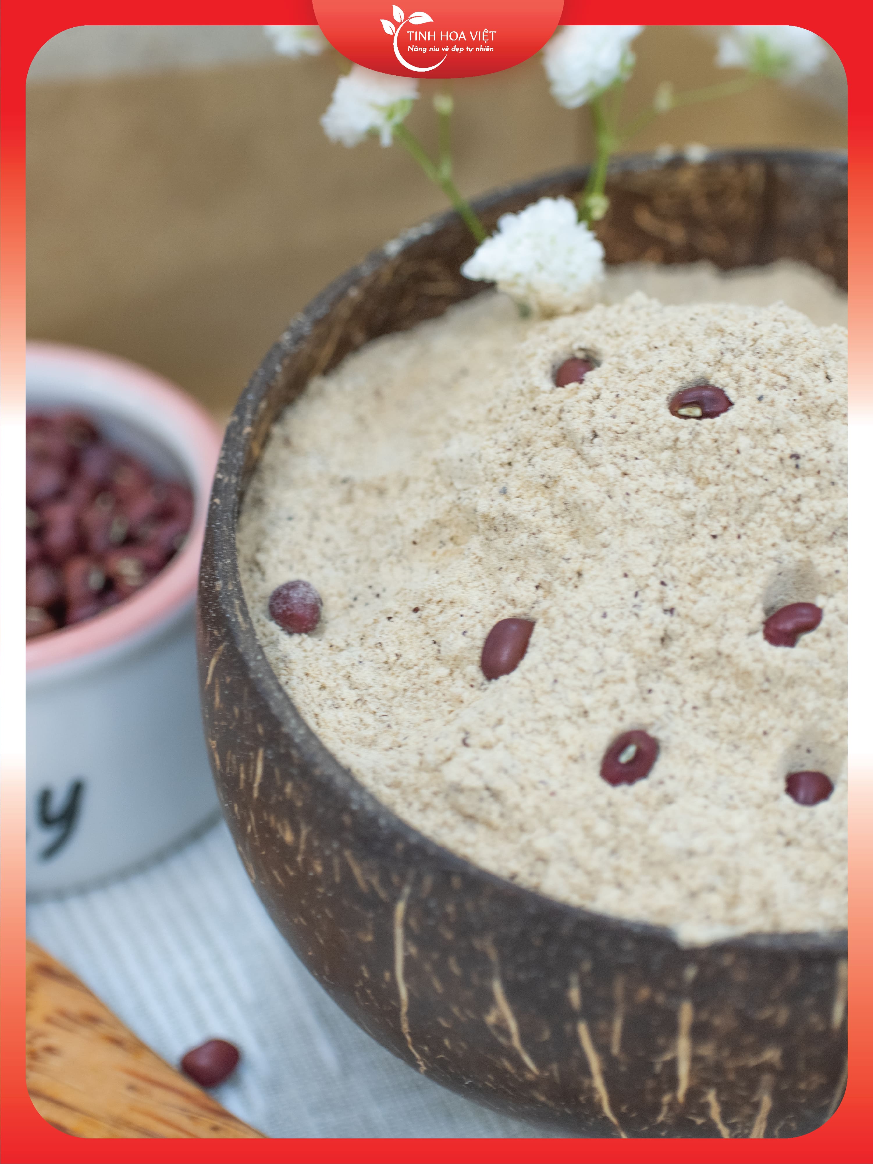 BỘT ĐẬU ĐỎ CAM THẢO - TẨY TBC, DƯỠNG SÁNG, MỜ THÂM view 3